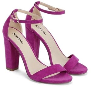 JustFab Mackemba Block Heel Sandals